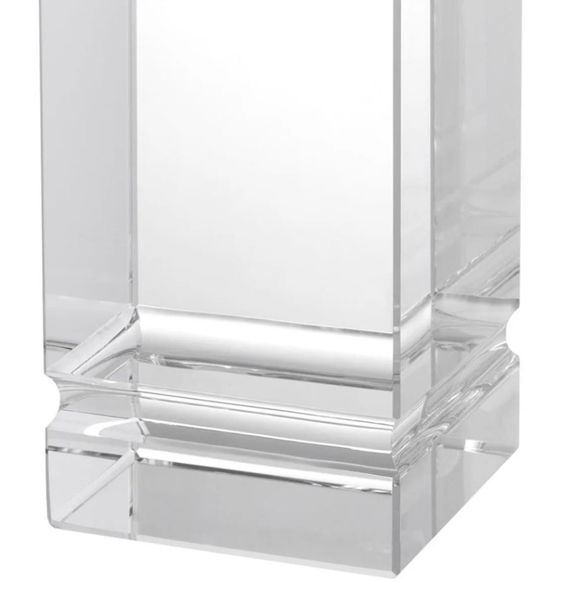 Casa Padrino vaso de cristal de lujo candelabro de 12,5 x 12,5 x H. 40 cm - decoración del hotel