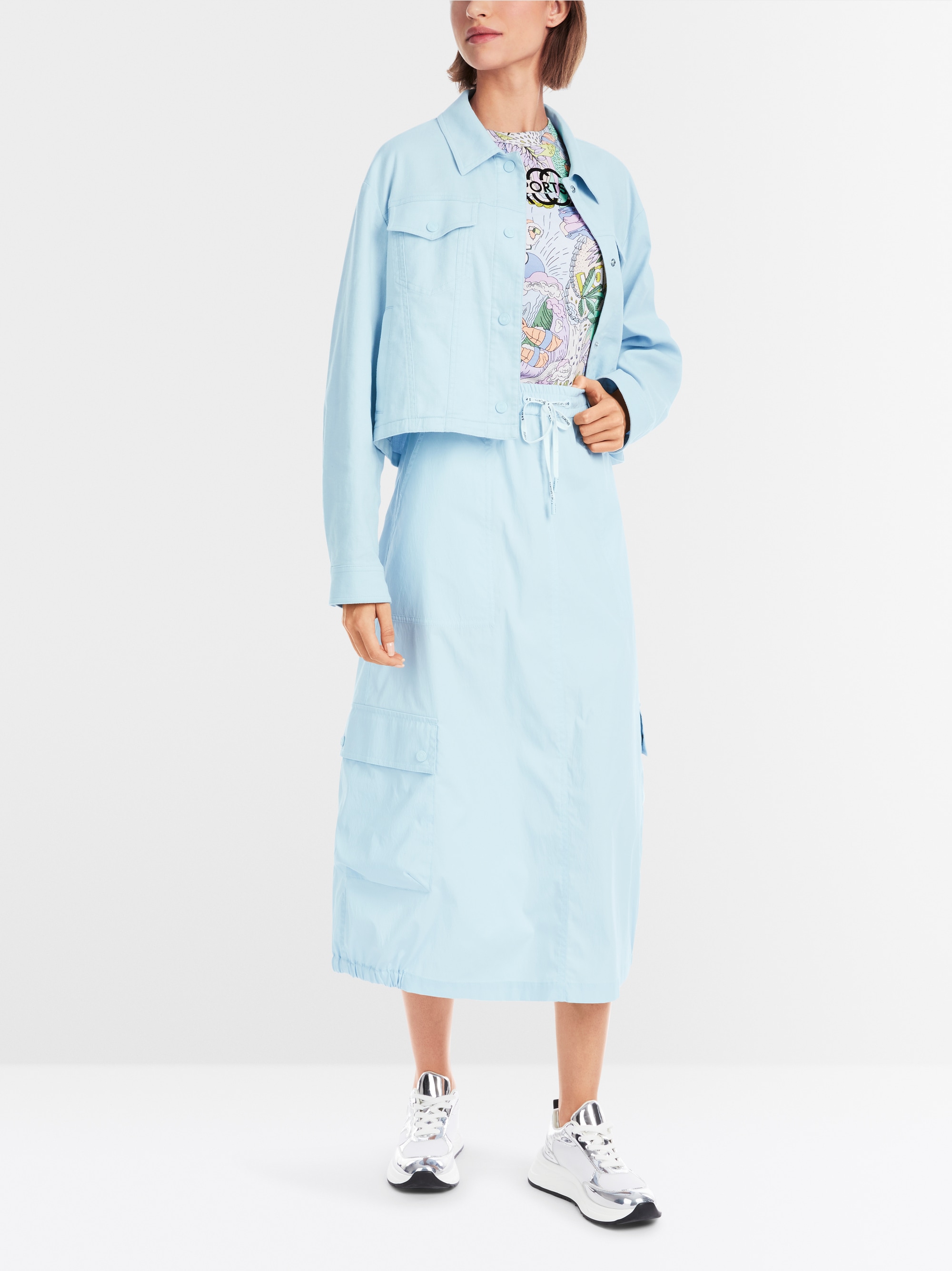 Marc-Cain Rethink Together parachute skirt