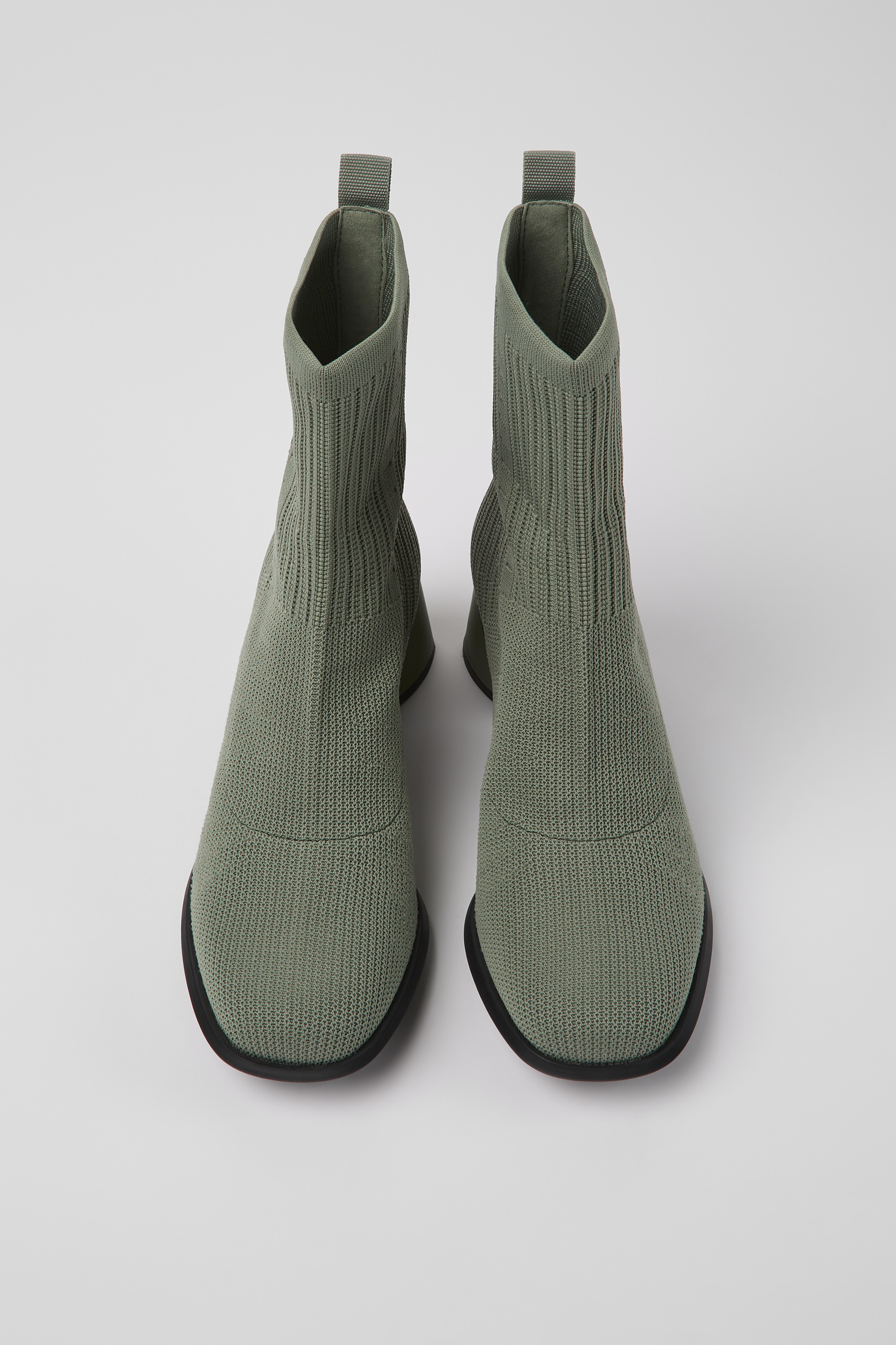 Kiara - Green textile boots for women