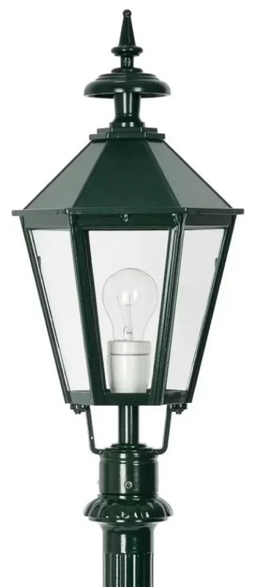 Casa Padrino linterna de jardín barroco 22 x 22 x A. 140 cm - Varios Colores - Lámpara de pie exterior elegante - Iluminación exterior nostálgica