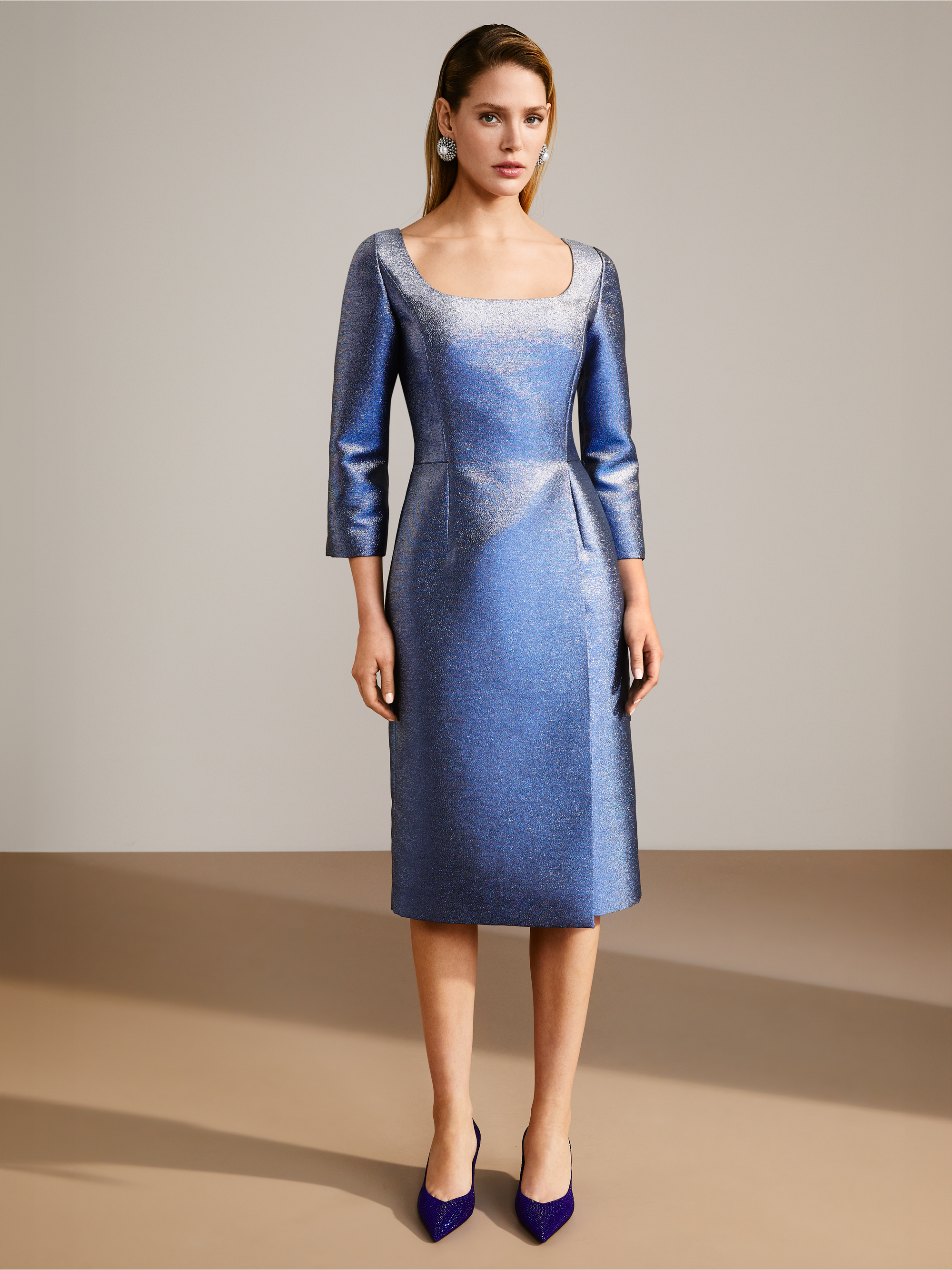 Marc-Cain Dress in shimmering metallic shine