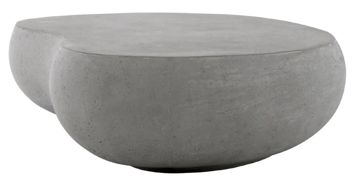 Casa Padrino mesa de jard¨ªn de lujo gris 160 x 103 x A. 32 cm - Mesa de centro de jard¨ªn de hormig¨®n armado con fibra de vidrio - Muebles de jard¨ªn y terraza - Calidad de lujo