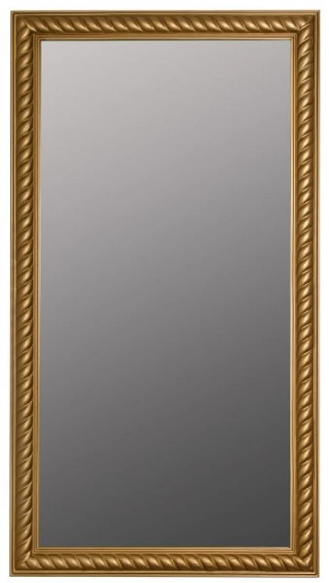 Casa Padrino espejo / espejo de pared de la sala de estar barroco oro antiguo 72 x H. 132 cm - Muebles Barrocos