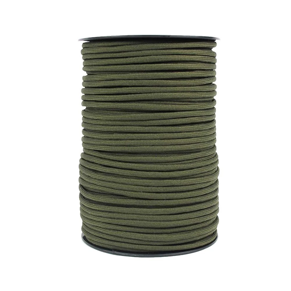 Rollo de Cordón North Star Paracord 550 de 7 hebras – 30 metros verde oliva