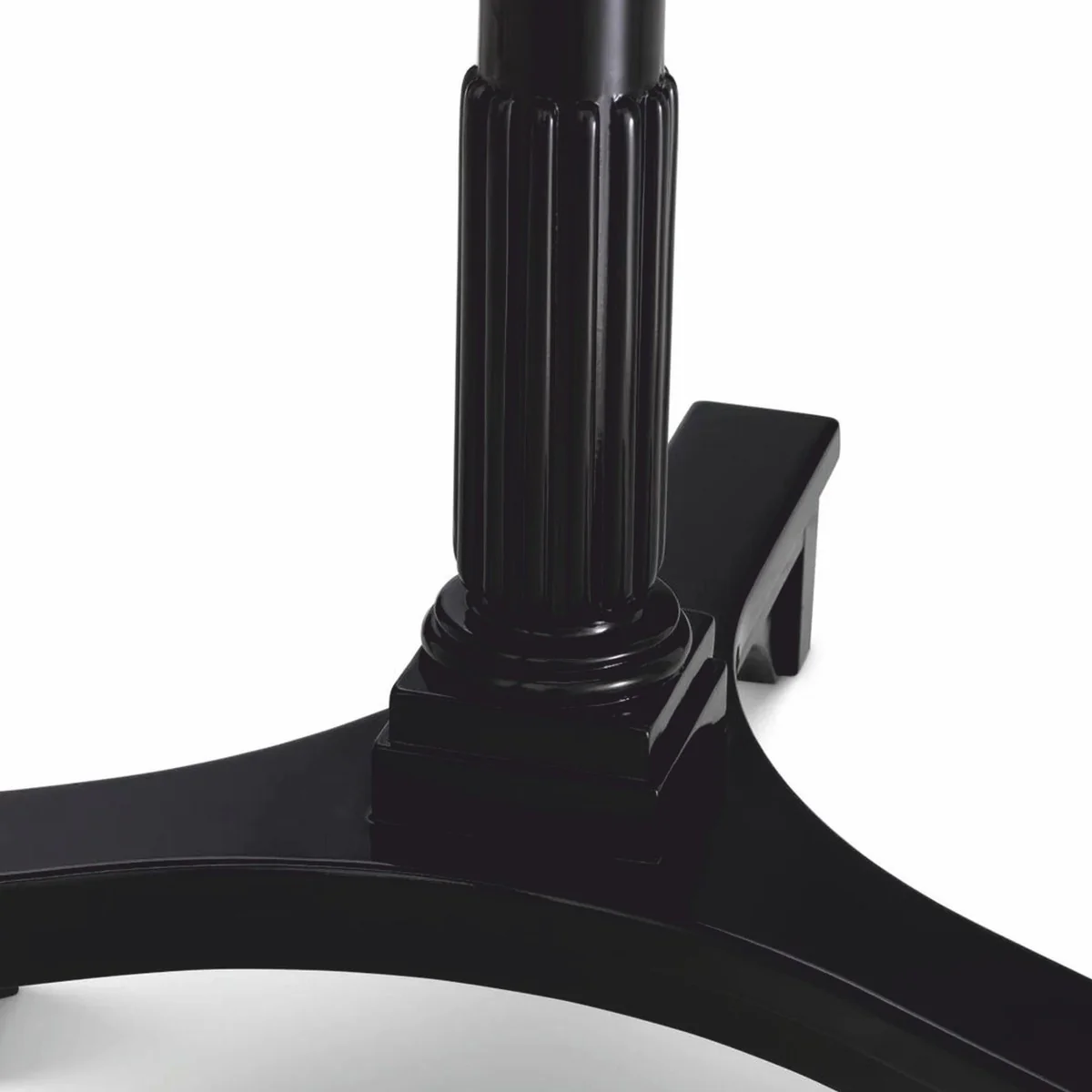 Casa Padrino mesa auxiliar de lujo de caoba negro Al. 74,5 cm - Muebles de hotel