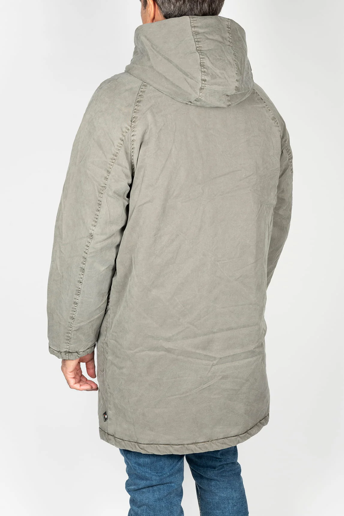 Rivera-spain Parka Keeling larga verde con capucha