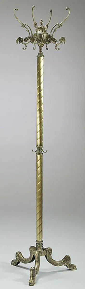 Casa Padrino perchero barroco de lujo lat¨®n / bronce 45 x 45 x A. 174 cm - Perchero de lat¨®n noble - Mobiliario de Hotel de Guardarropas Barrocos