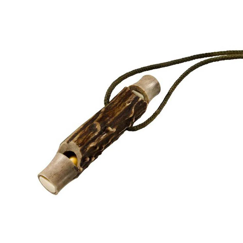 Royal Cuchillo Stag Horn Double Whistle RC1508 - Silbato llavero asta de ciervo