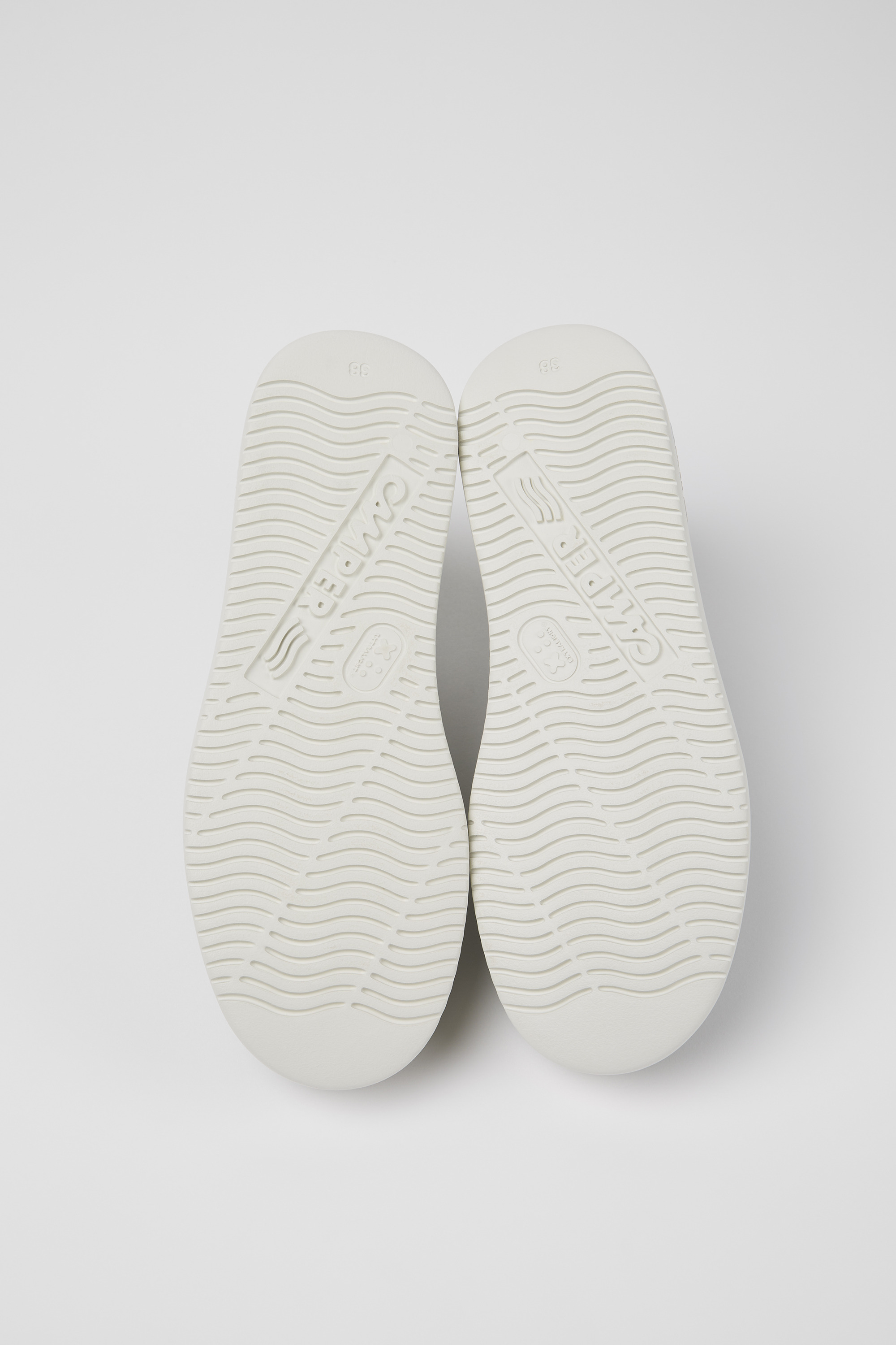 Runner K21 - Green leather sneakers for women