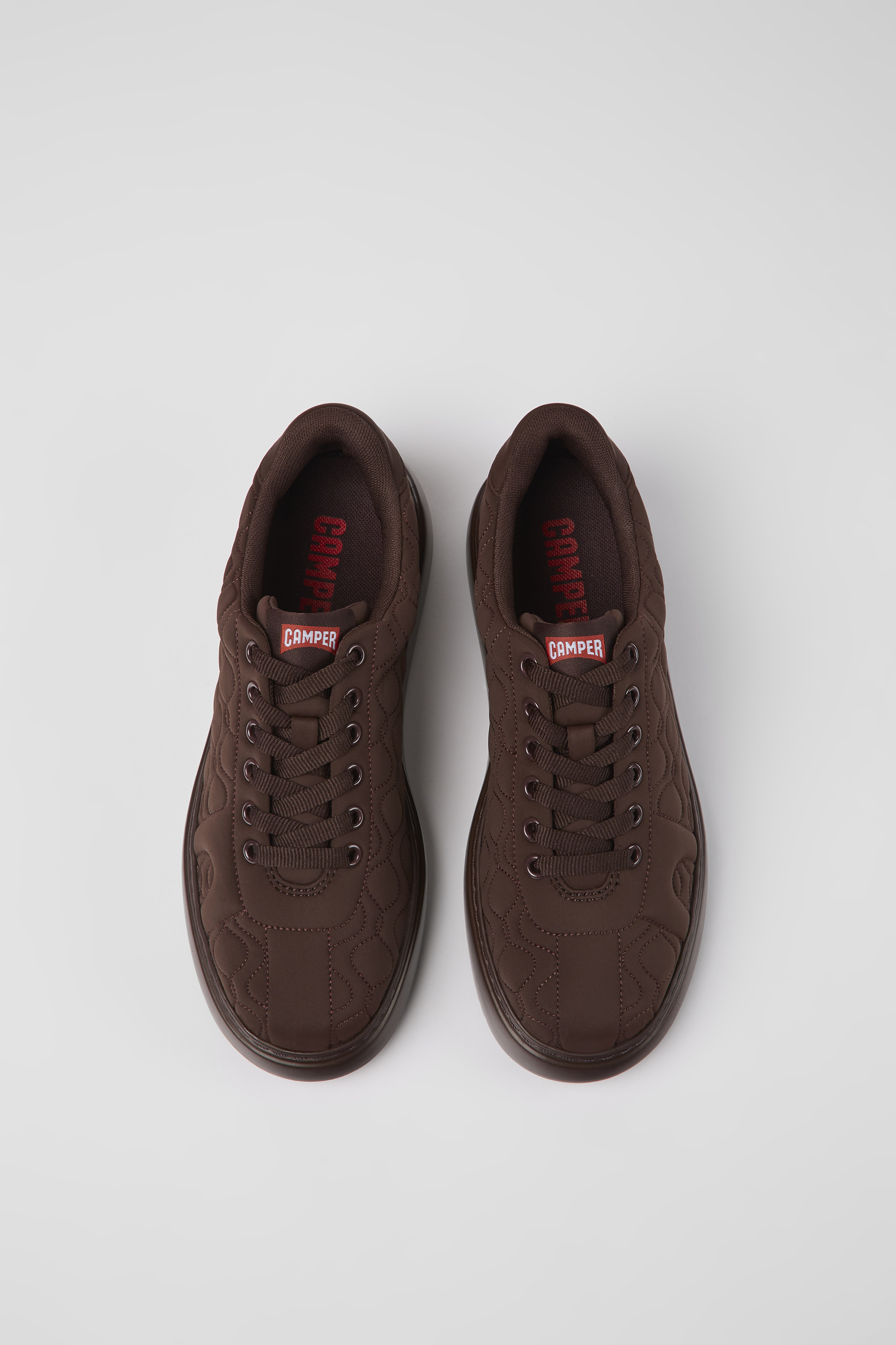 Runner K21 - Burgundy textile sneakers for women