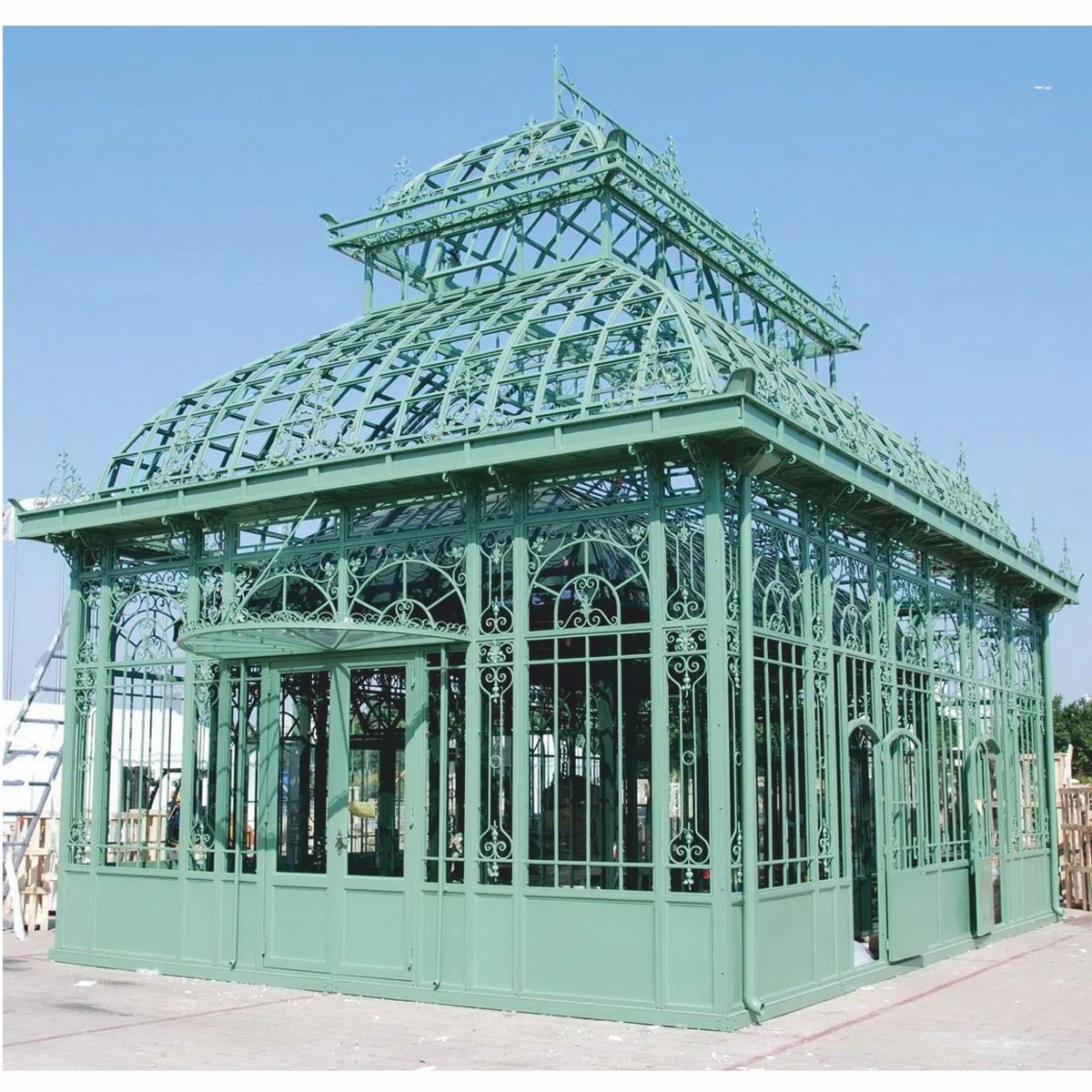 Casa Padrino casa de jard¨ªn Art Nouveau verde claro 1000 x 700 x A. 1000 cm