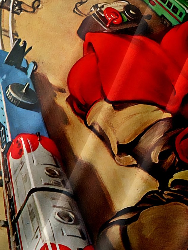 Men's Christmas Collection Casual Short Sleeve Hawaiian Shirt with Chest Pocket