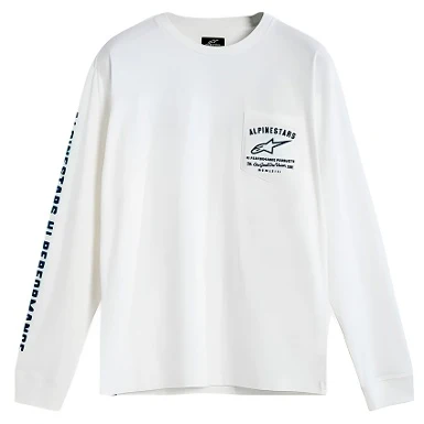 CAMISETA ALPINESTARS REP LONG SLEEVES BLANCO
