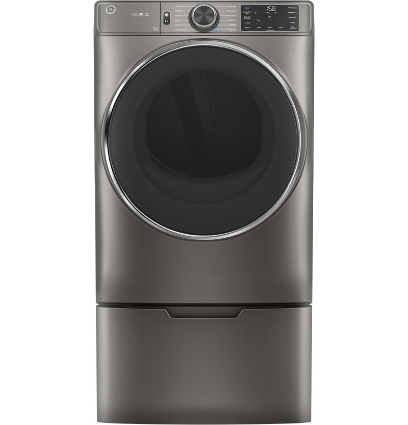 GE ENERGY STAR 7.8 cu. ft. Capacity Smart Front Load Electric Dryer with Steam and Sanitize Cycle