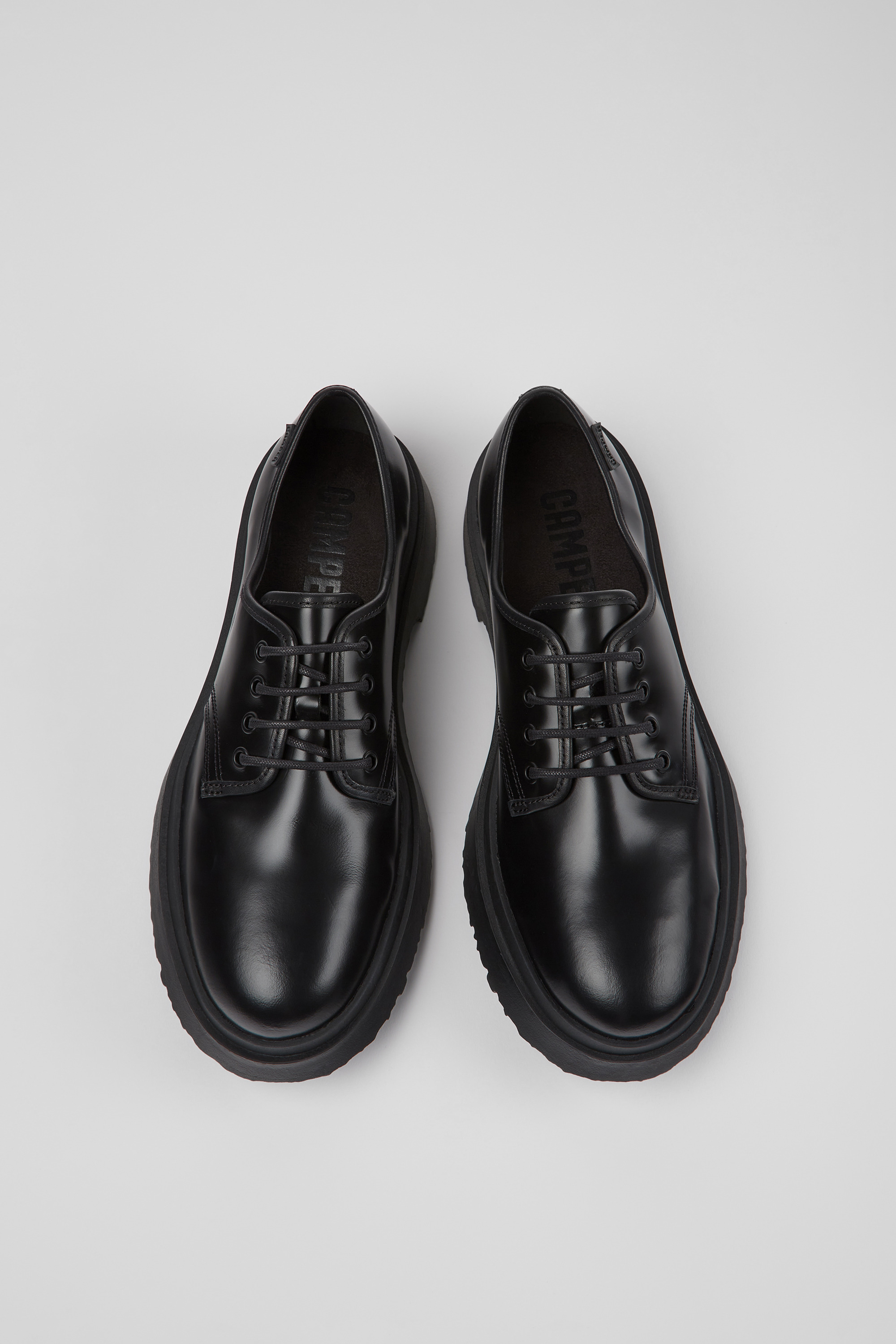 Walden - Black leather shoes for men