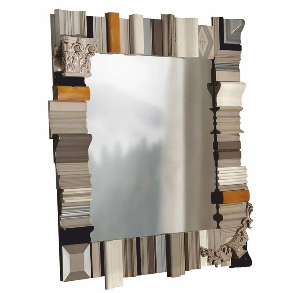 Casa Padrino Espejo de Dise?o de Lujo Colorido 135 cm - Muebles de Dise?o de Lujo