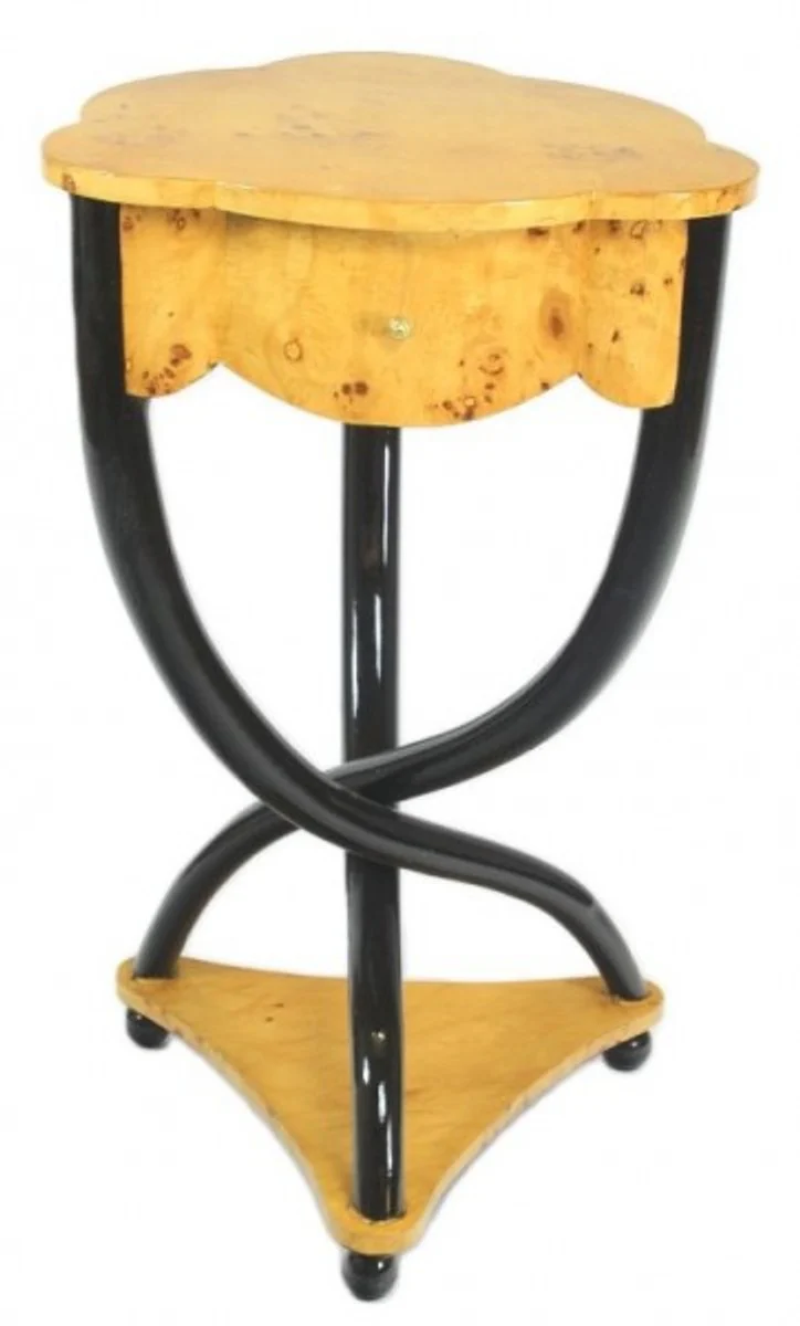 Casa Padrino Biedermeier cabinet drawers birdseye - Handcrafted from solid wood - bedside table bedside table