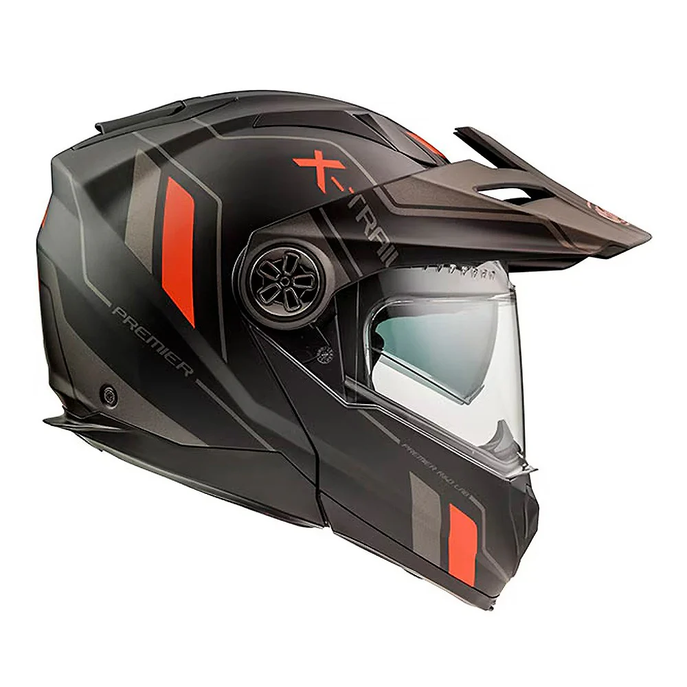 CASCO MODULAR PREMIER XTRAIL EVO XT 92 BM NEGRO / ROJO