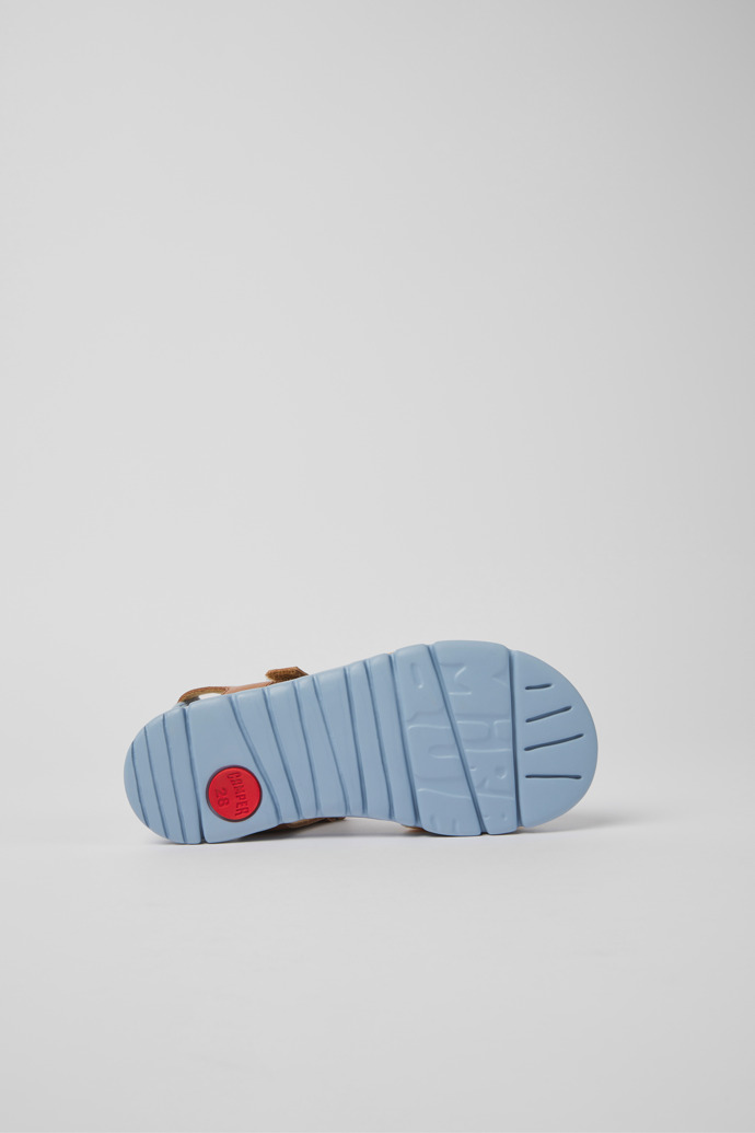Caterpillar Multicolored fabric and leather sandals for boys