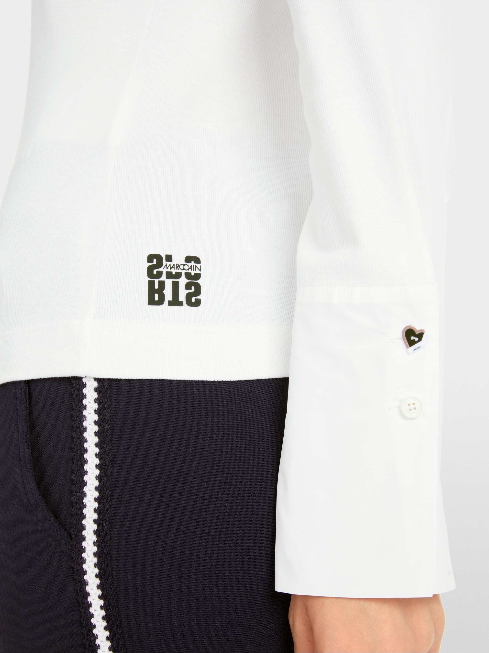 Marc-Cain Long-sleeve in cotton rib