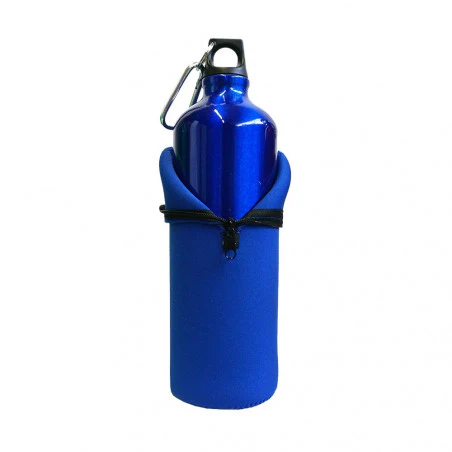 Hosa Aluminio Mosquetón 750 ml roja - Botella cantimplora