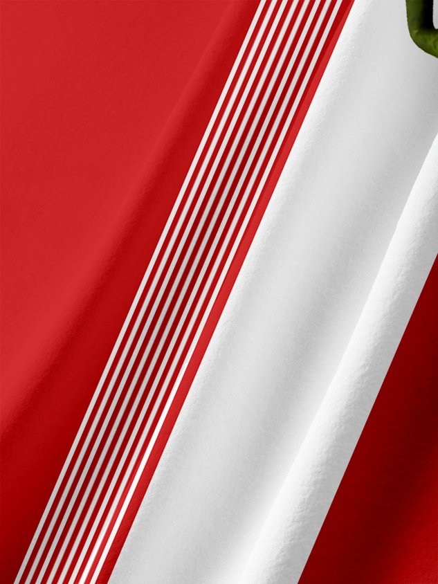 Animal Frog Chest Pocket Short Sleeve Bowling Shirt