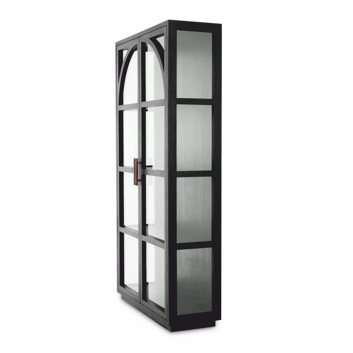 Casa Padrino vitrina de lujo negro / bronce 118 x 44,5 x A. 210 cm - Luxury Interior