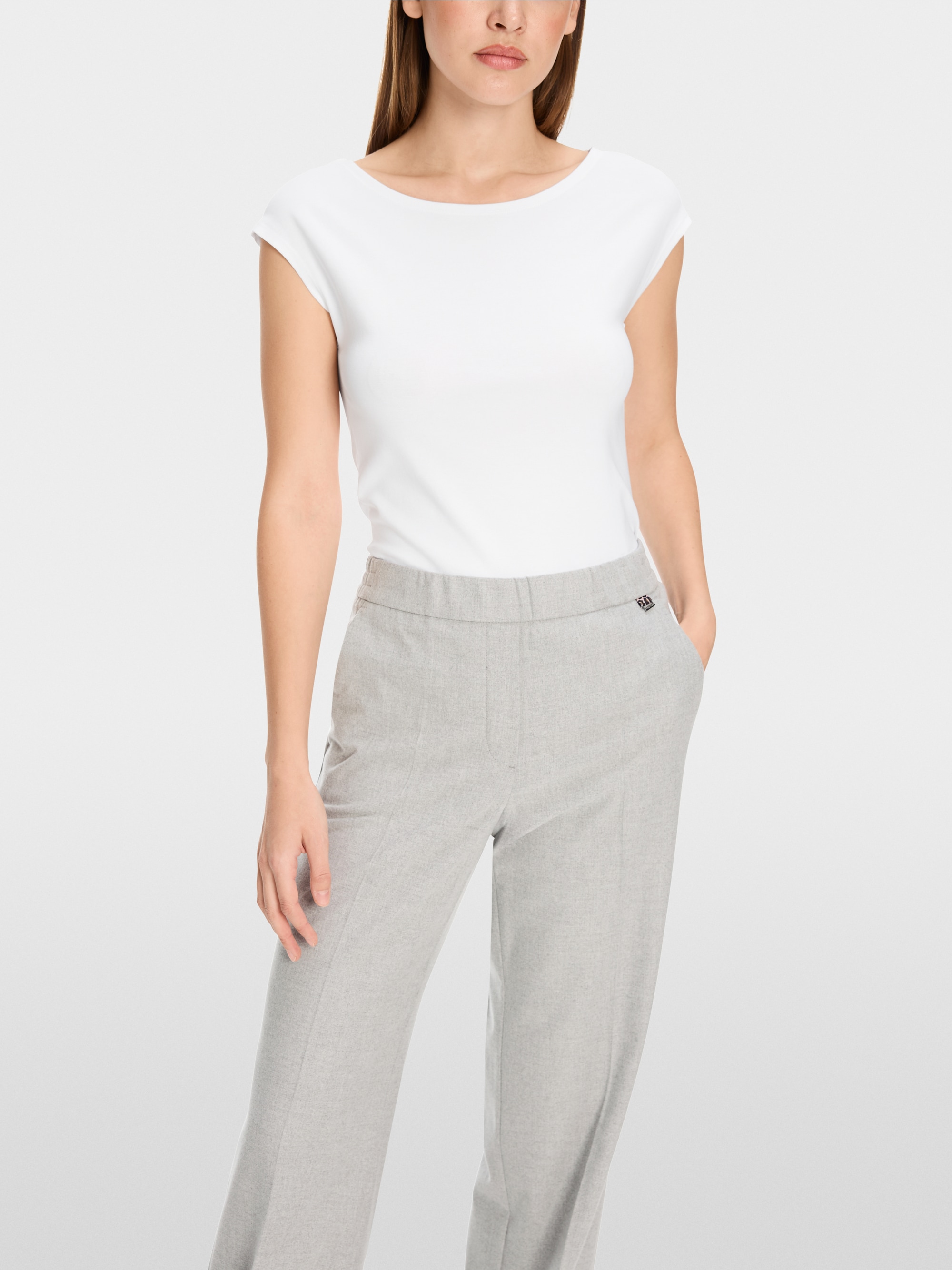 Marc-Cain Basic top with a wide neckline