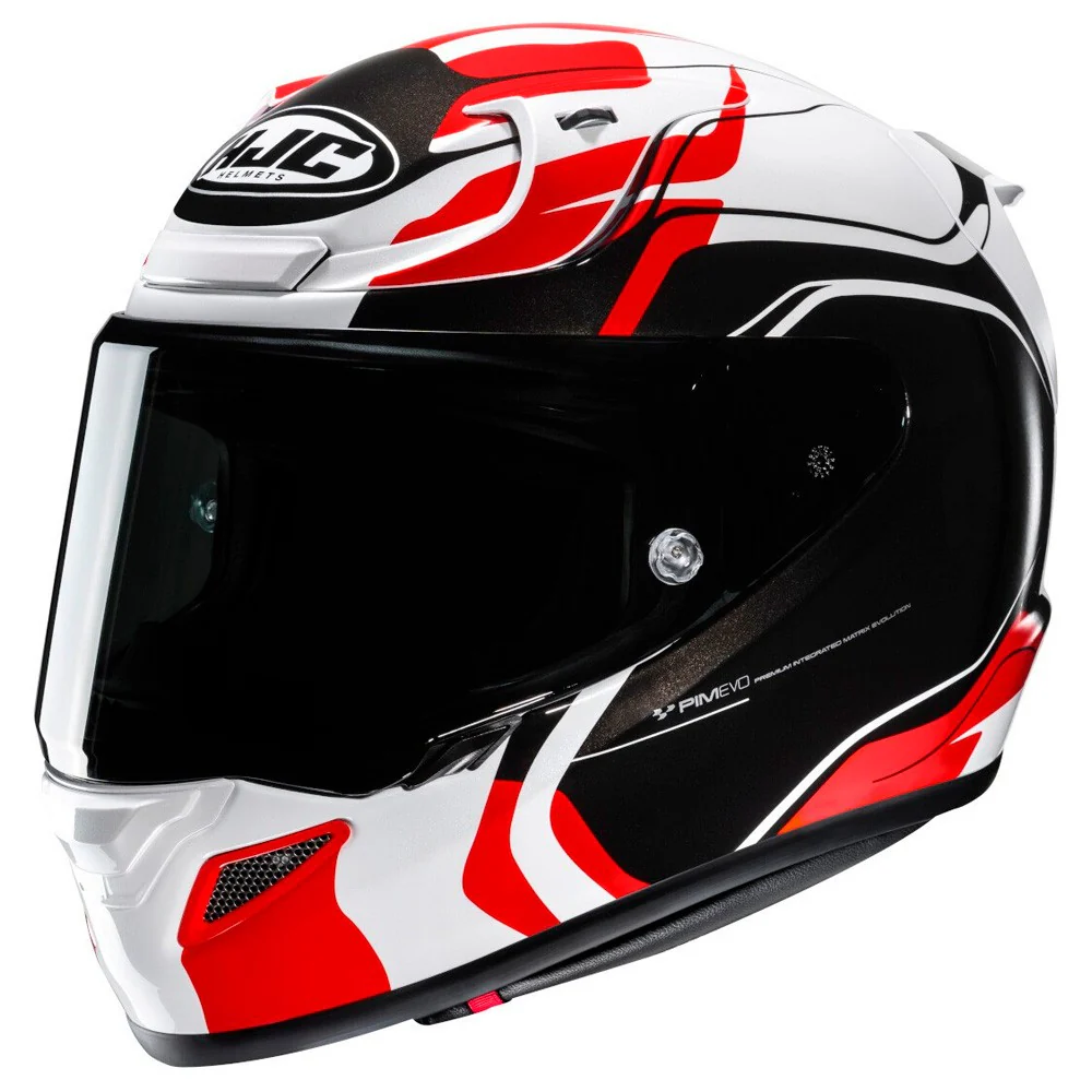 CASCO HJC RPHA 12 LAWIN - BLANCO / ROJO / NEGRO