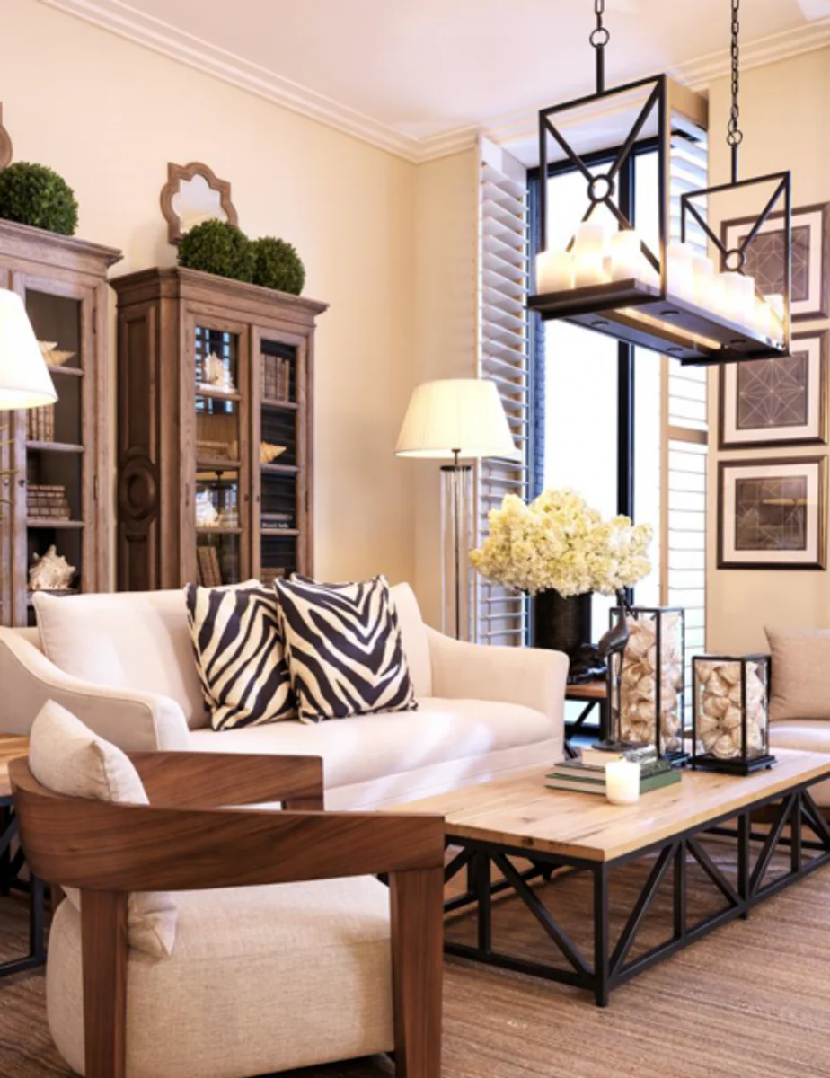 Casa Padrino Art Deco luxury coffee table zinc - living room coffee table - Luxury Quality