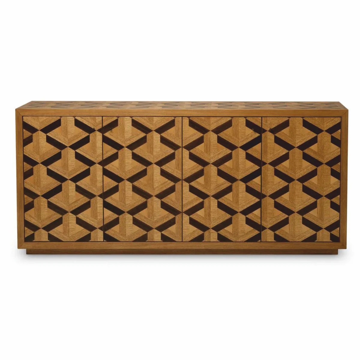 Casa Padrino aparador de lujo con 4 puertas marr¨®n 180 cm - Muebles de lujo para hoteles