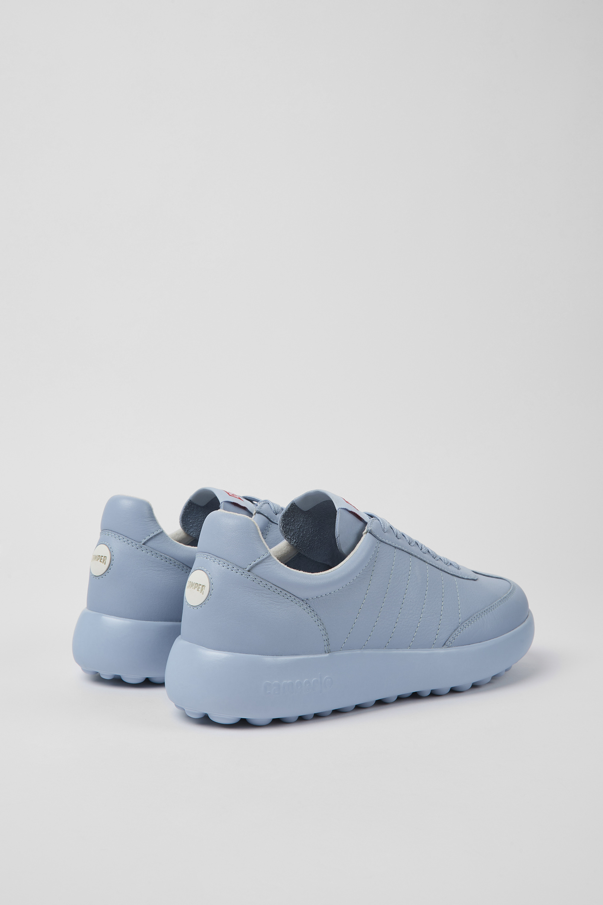 Pelotas XLite - Blue leather sneakers for women