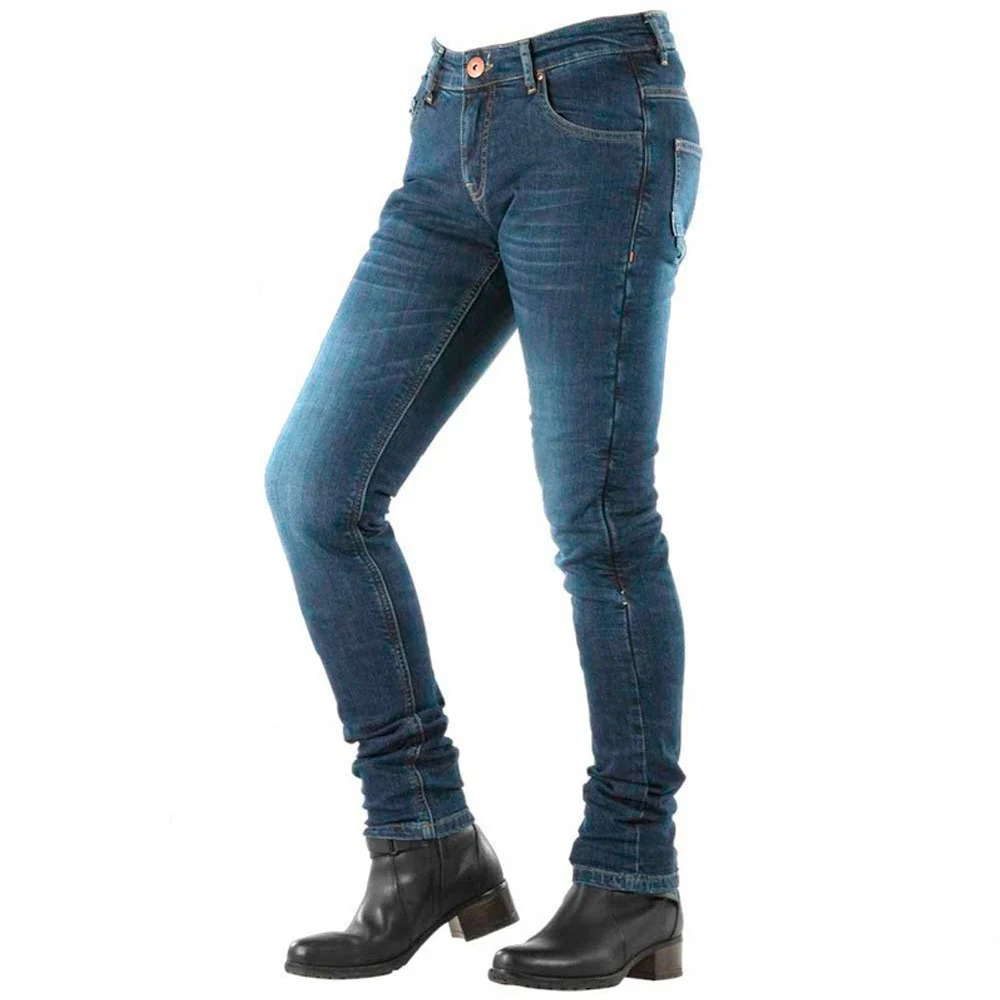 PANTALON VAQUERO OVERLAP CITY LADY AZUL