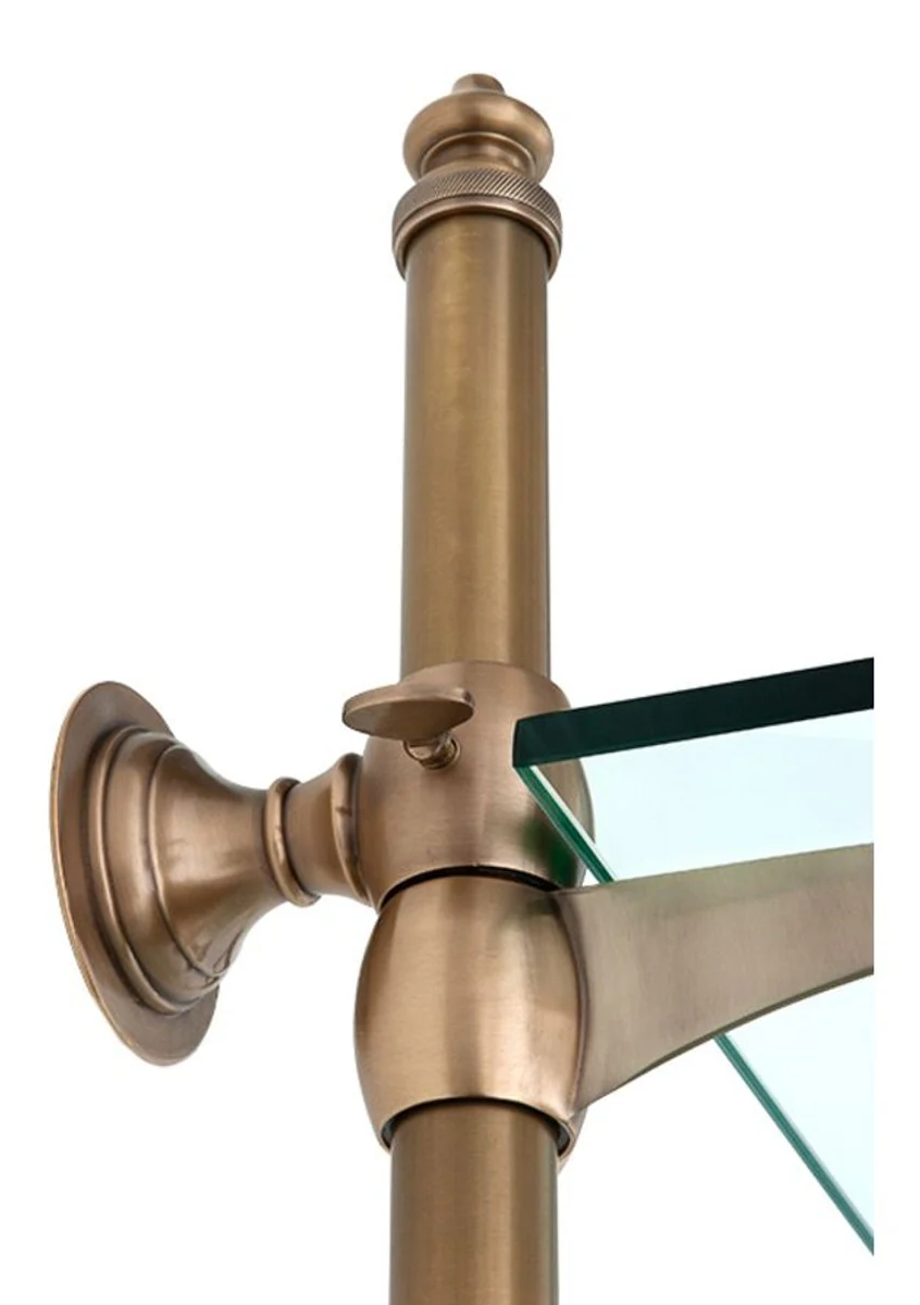 Casa Padrino estanter¨ªa de pared de dise?o lat¨®n antiguo 100 x 41 x H. 240 cm - muebles de sala de lujo