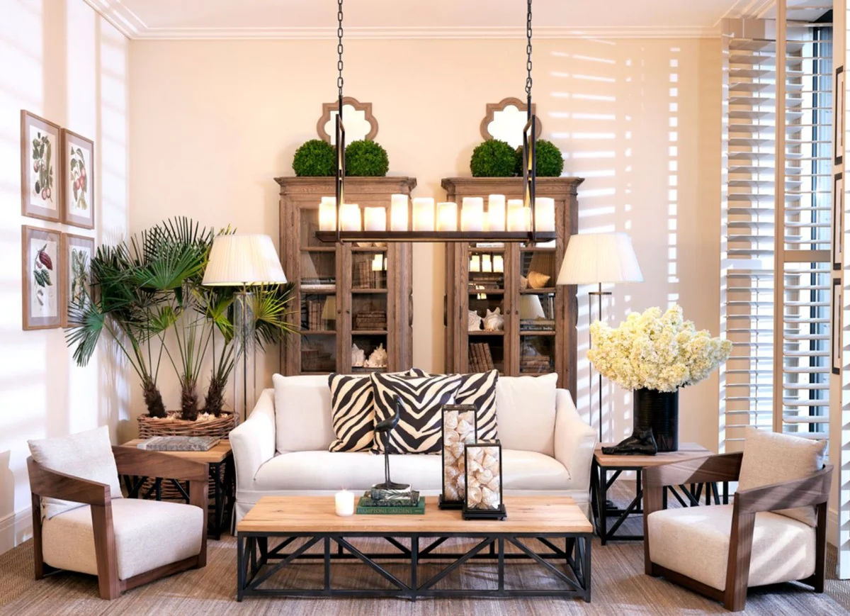 Casa Padrino vitrina de mesa de lujo negro / bronce antiguo 22 x 22 x H. 37 cm - Decoración de Salón