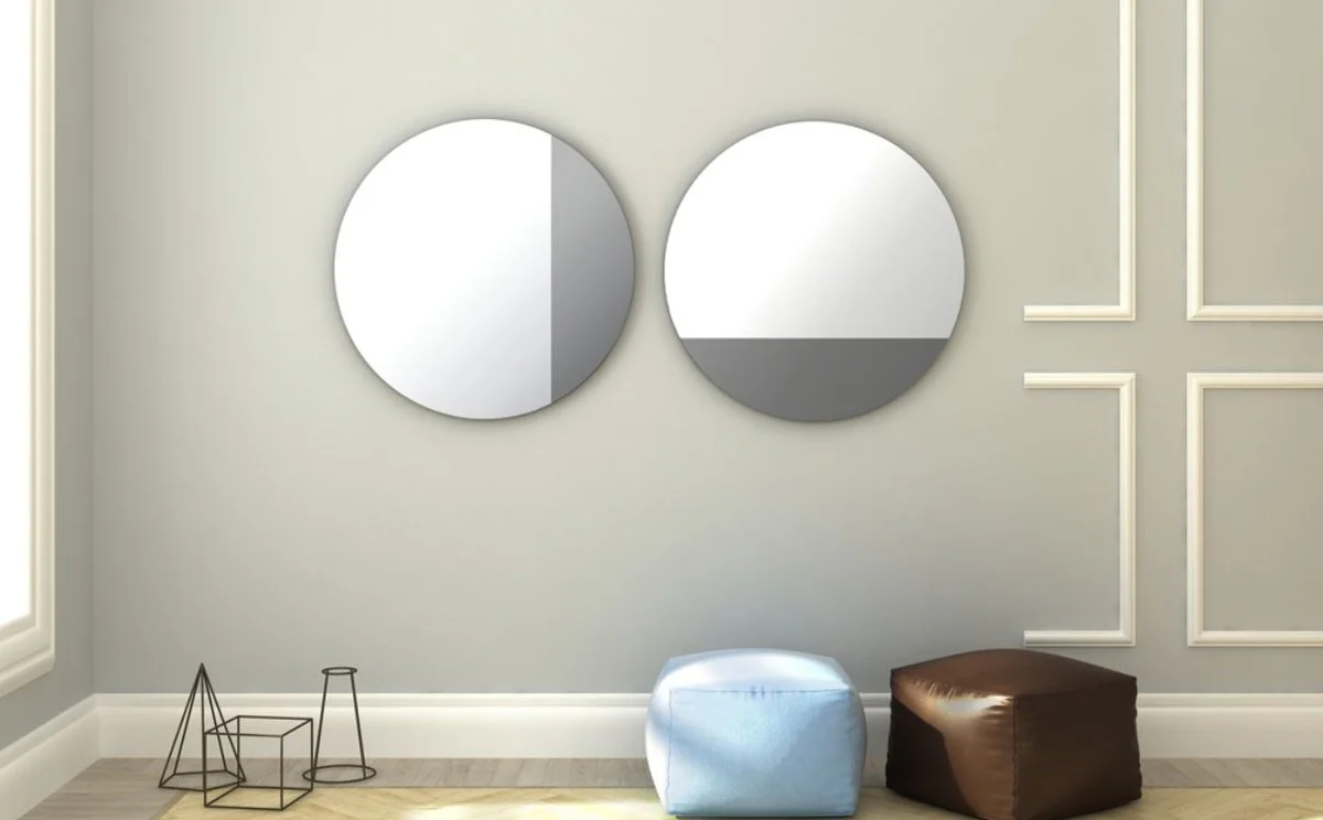 Casa Padrino espejo de lujo gris humo 96 x H. 96 cm - Muebles de Dise?o y Accesorios