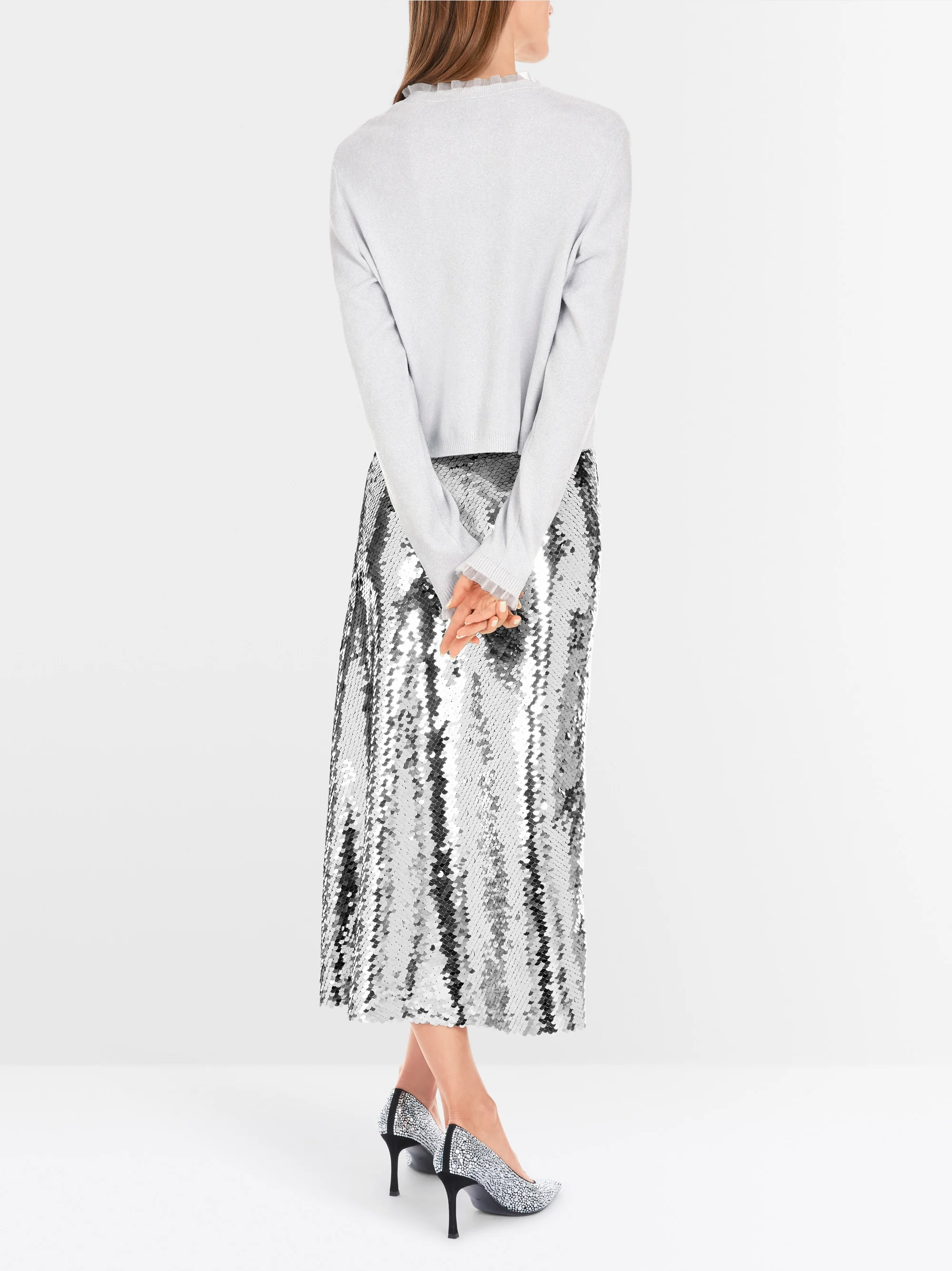 Marc-Cain Calf-length sequin skirt