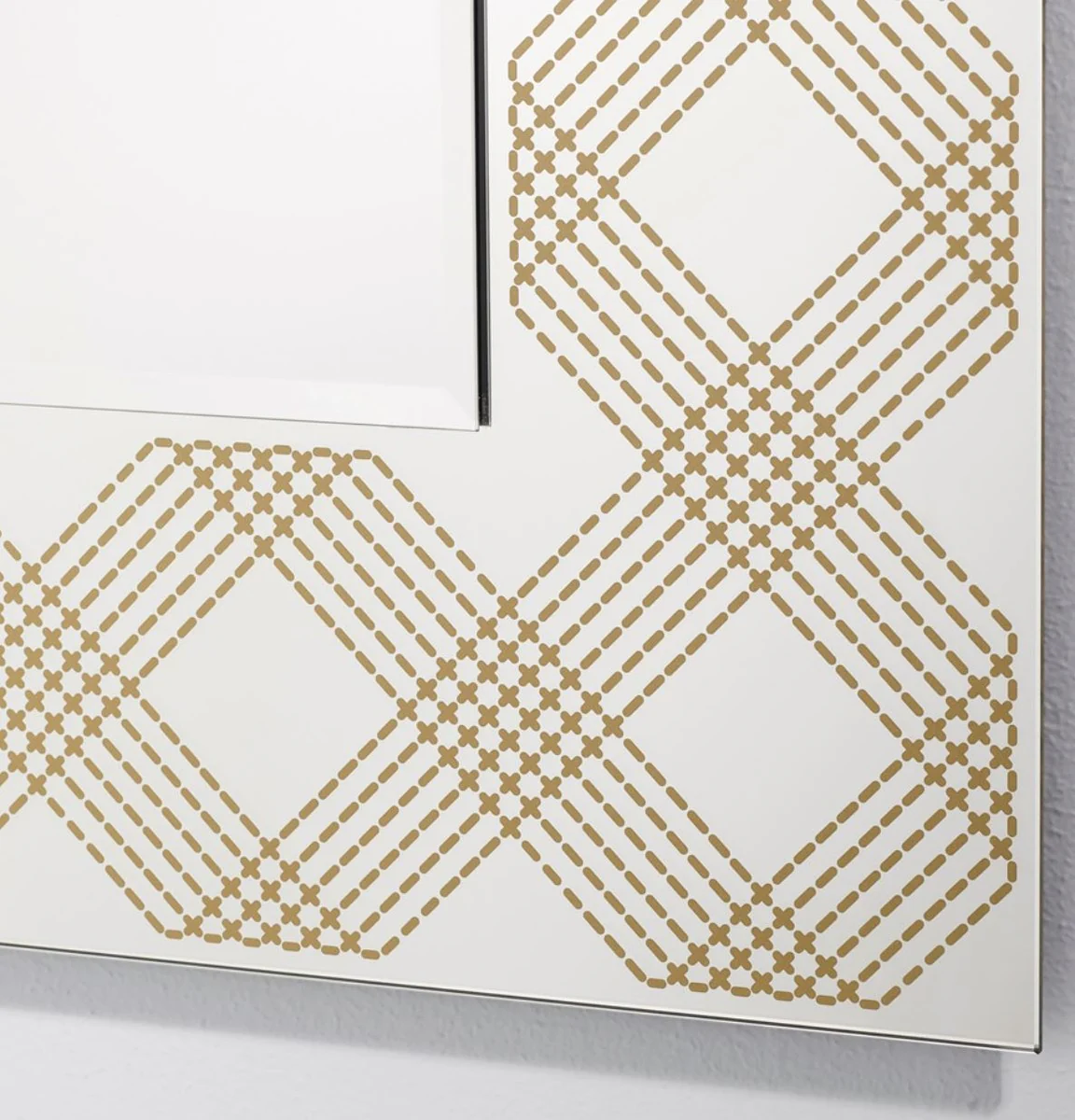 Casa Padrino espejo de pared de dise?o bronce 98 x H. 125 cm - Espejo de Sal¨®n - Espejo Guardarrop¨ªa - Muebles de Lujo