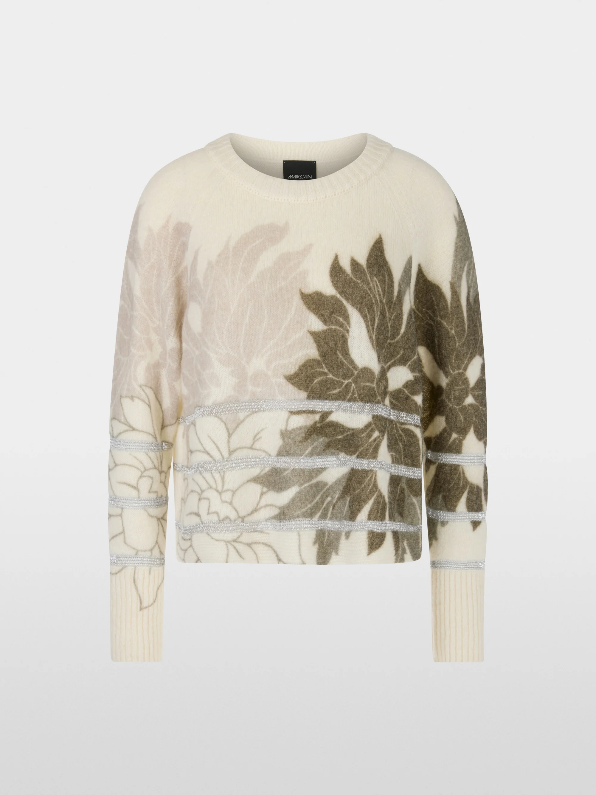 Marc-Cain Knitted in Germany: pullover with lurex