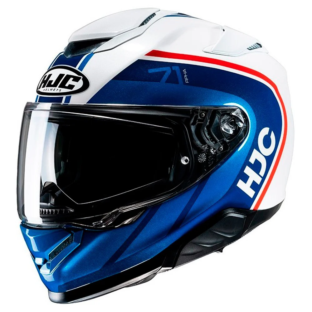 CASCO HJC RPHA 71 MAPOS - BLANCO / AZUL