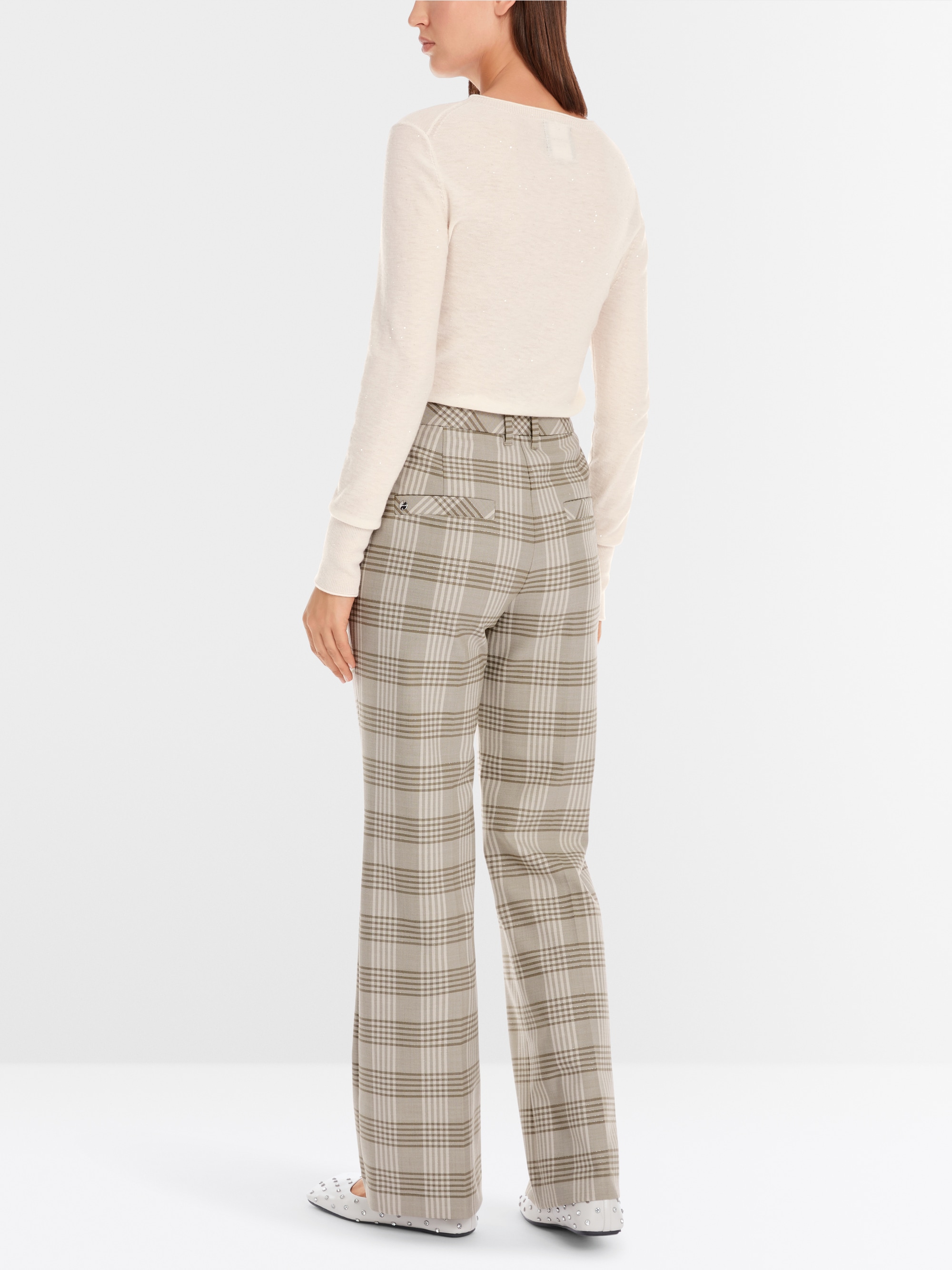 Marc-Cain FAID trousers in check design
