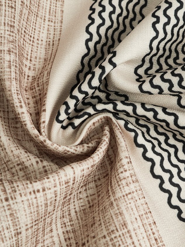 Men Striped Casual Spring/Fall Polyester Holiday Regular Fit Long sleeve Regular H-Line Casual Shirts