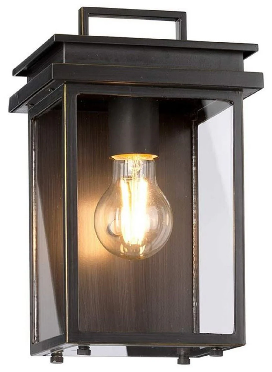 Casa Padrino l¨¢mpara de pared de exterior de lujo bronce antiguo A. 26,1 cm - Iluminaci¨®n exterior de lujo