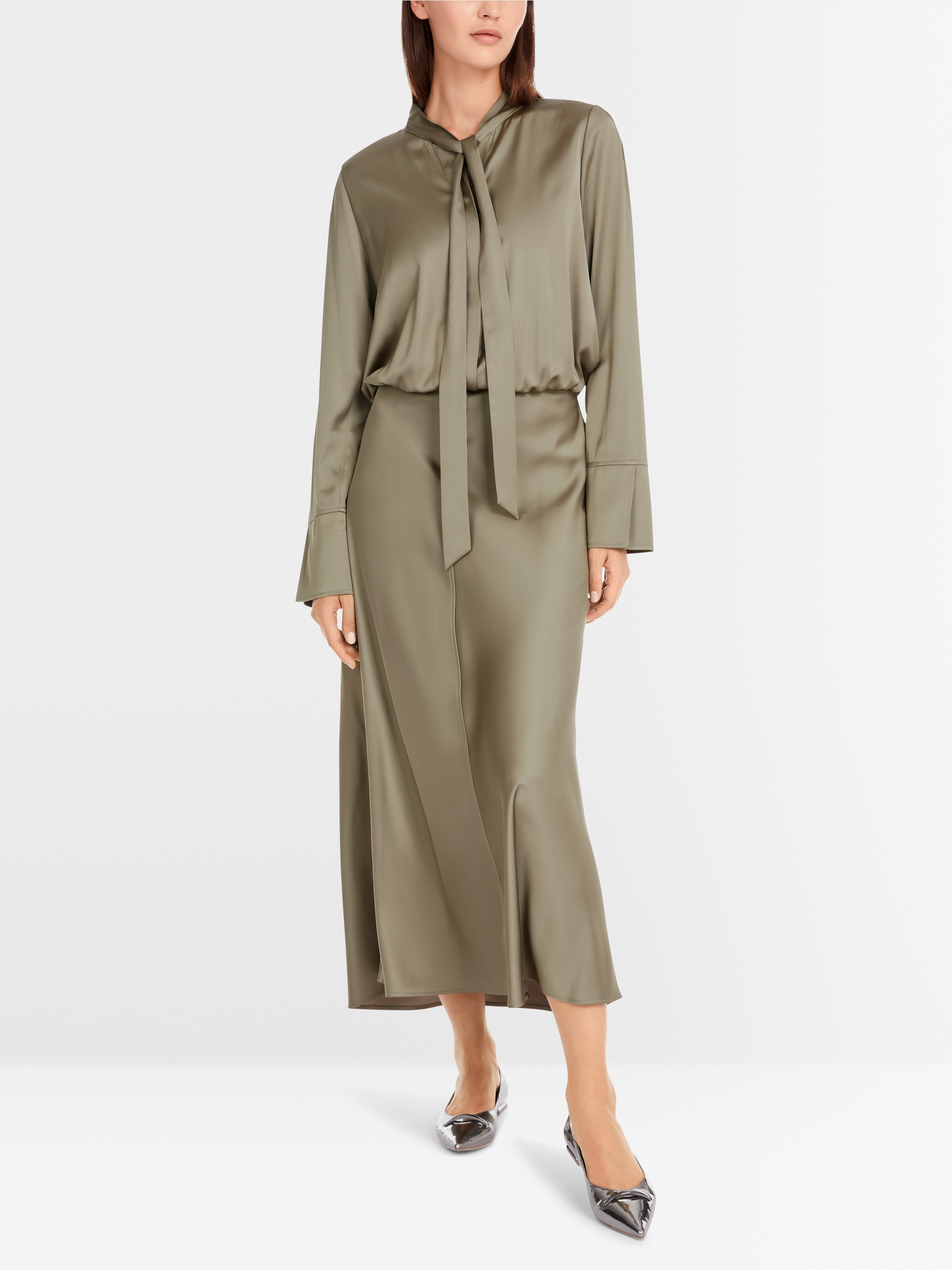 Marc-Cain Calf-length tie-neck dress