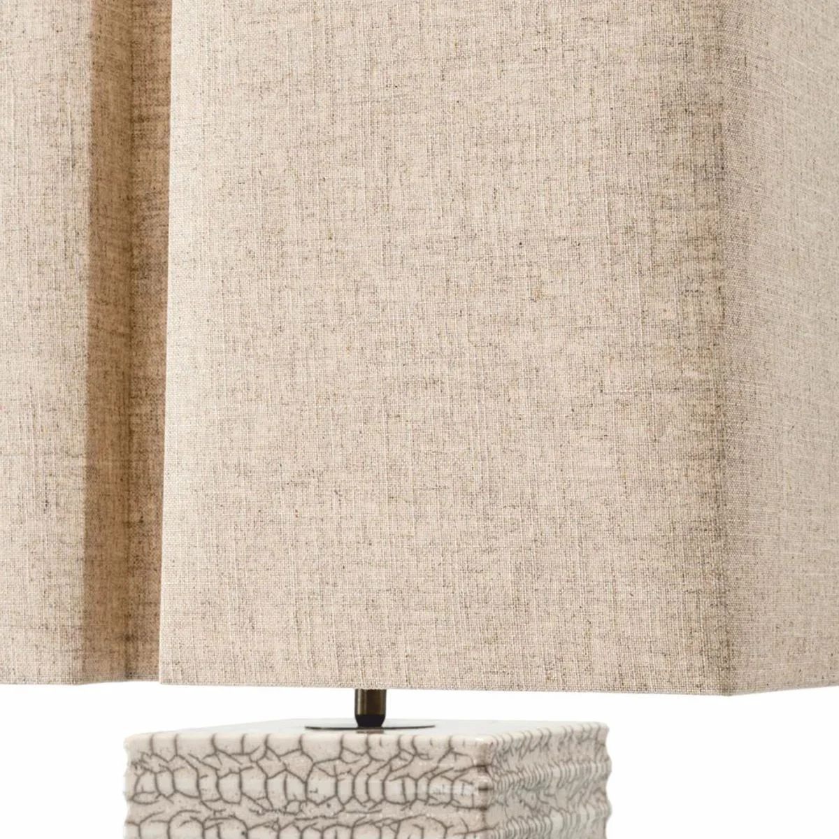 Casa Padrino l¨¢mpara de pie de cer¨¢mica de lujo con pantalla blanco antiguo / beige A. 165 cm