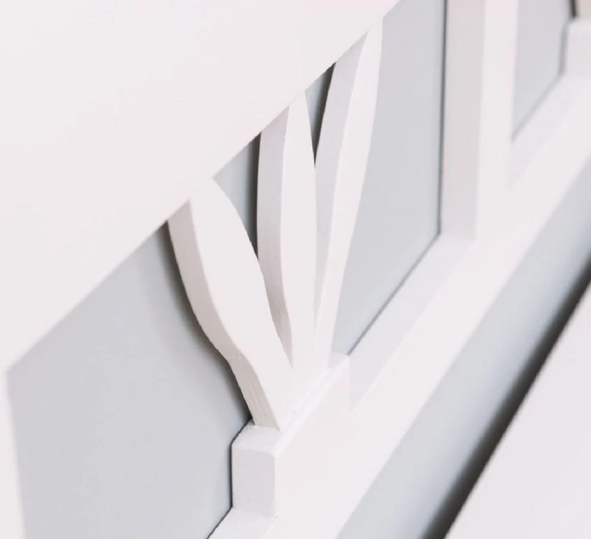 Casa Padrino banco de estilo campestre blanco / natural 163 x 48 x A. 92 cm - Banco de madera maciza con espacio de almacenamiento - Muebles de madera maciza - Muebles de estilo campestre