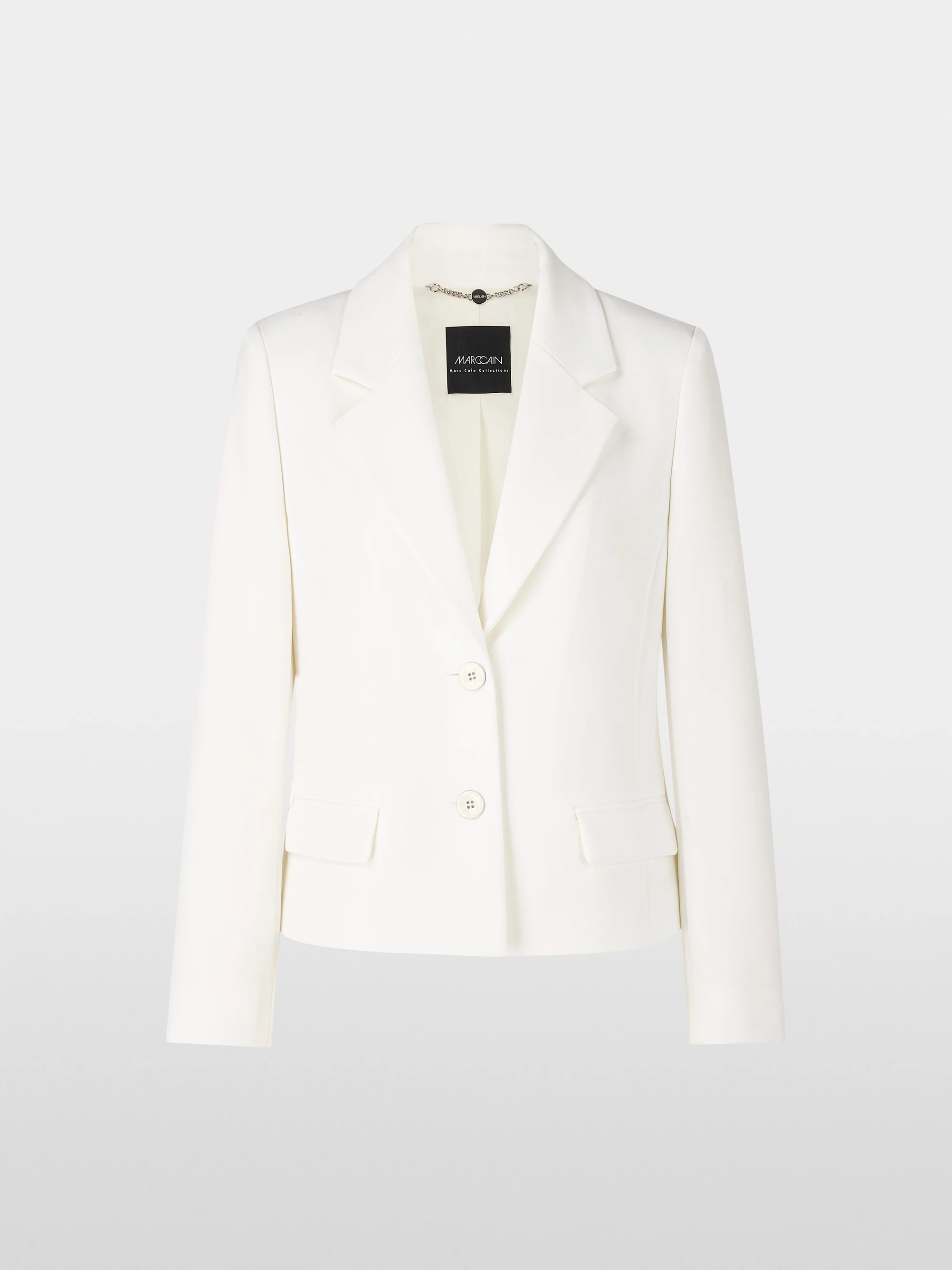Marc-Cain Short unicolour blazer in superstretch