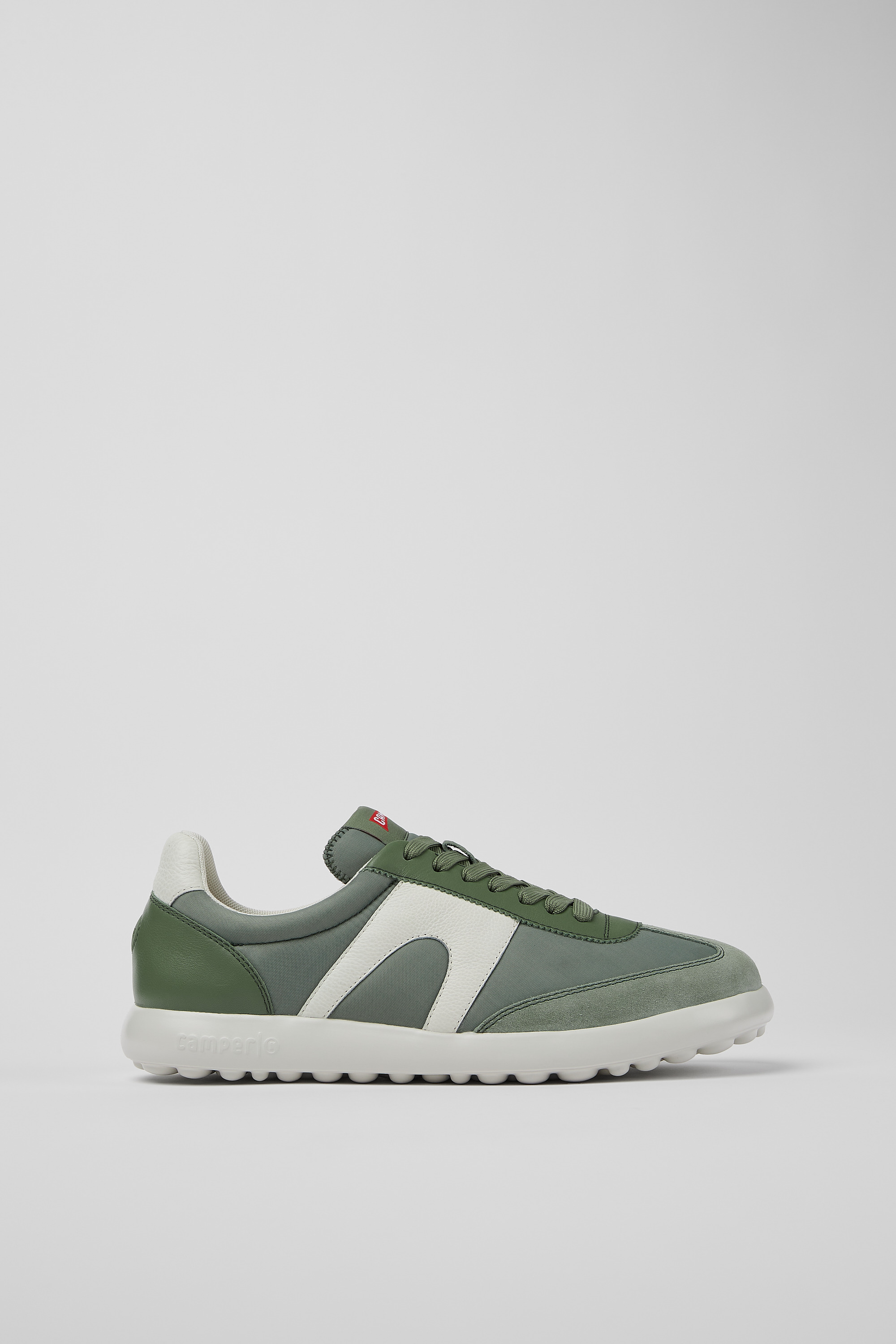 Pelotas XLite - Green textile and leather sneakers for men