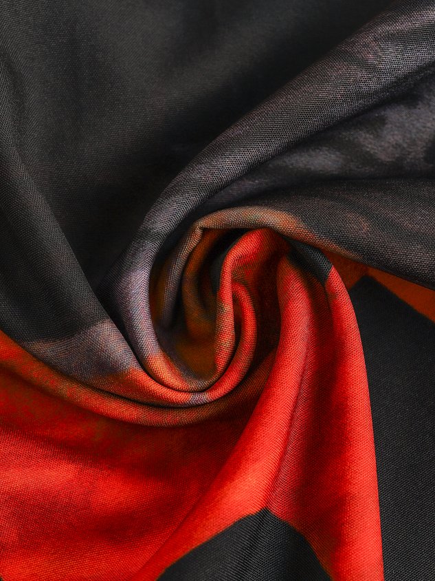 Men's Halloween Cat Print Casual Breathable Short Sleeve Shirt