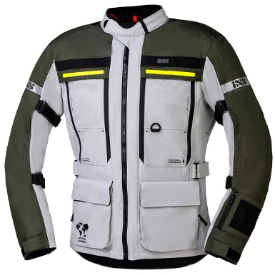 CHAQUETA VERANO IXS MONTEVIDEO AIR 3.0 - GRIS / VERDE